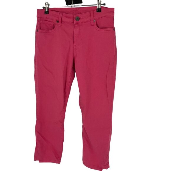 Kut From The Kloth Womens Pink Cropped Jeans Size 6 preppy casual - Picture 1 of 9